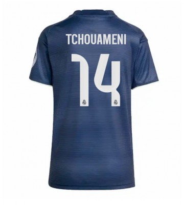 Real Madrid Aurelien Tchouameni #14 Replik Auswärtstrikot Damen 2025-26 Kurzarm